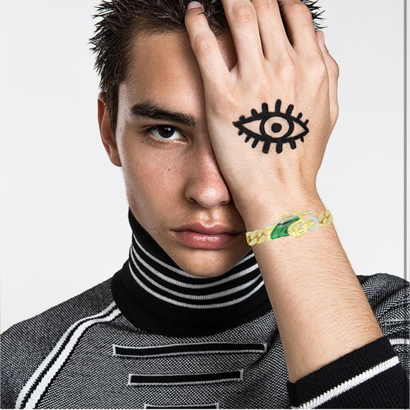 an Judas Tadeo Bracelet Stainless Steel 24k Gold Plated Saint Jude - Picture 8 of 8